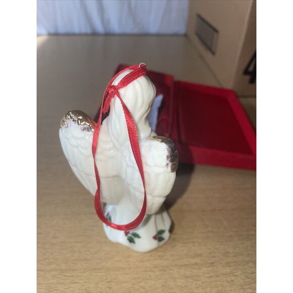 Formalities By Baum Bros Holly Berry‎ Angel Music 4 3/4” Ornament With Case - Picture 2 of 5